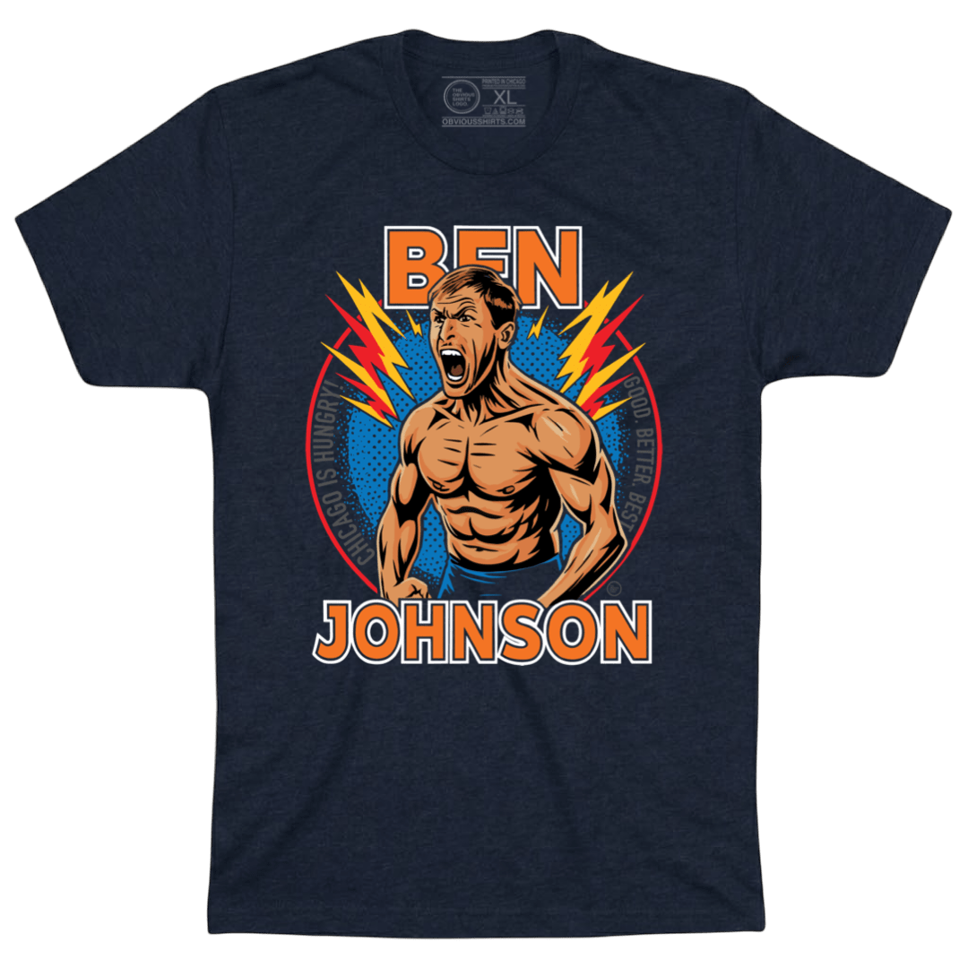 BEN JOHNSON SHIRTLESS. - OBVIOUS SHIRTS