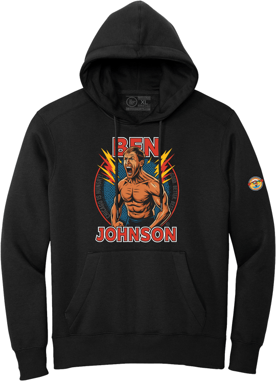 BEN JOHNSON SHIRTLESS HOODIE (100% DONATED) - OBVIOUS SHIRTS