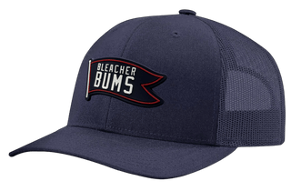 BLEACHER BUMS SNAPBACK HAT. (NAVY/NAVY) - OBVIOUS SHIRTS