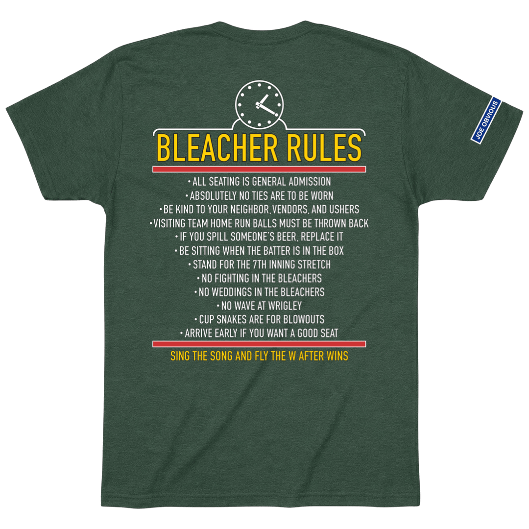 BLEACHER RULES - OBVIOUS SHIRTS