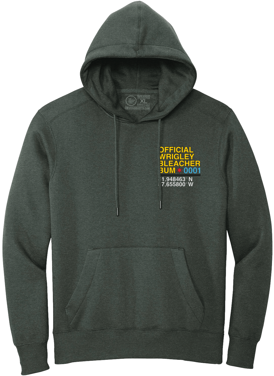 BLEACHER RULES (HOODED SWEATSHIRT) - OBVIOUS SHIRTS