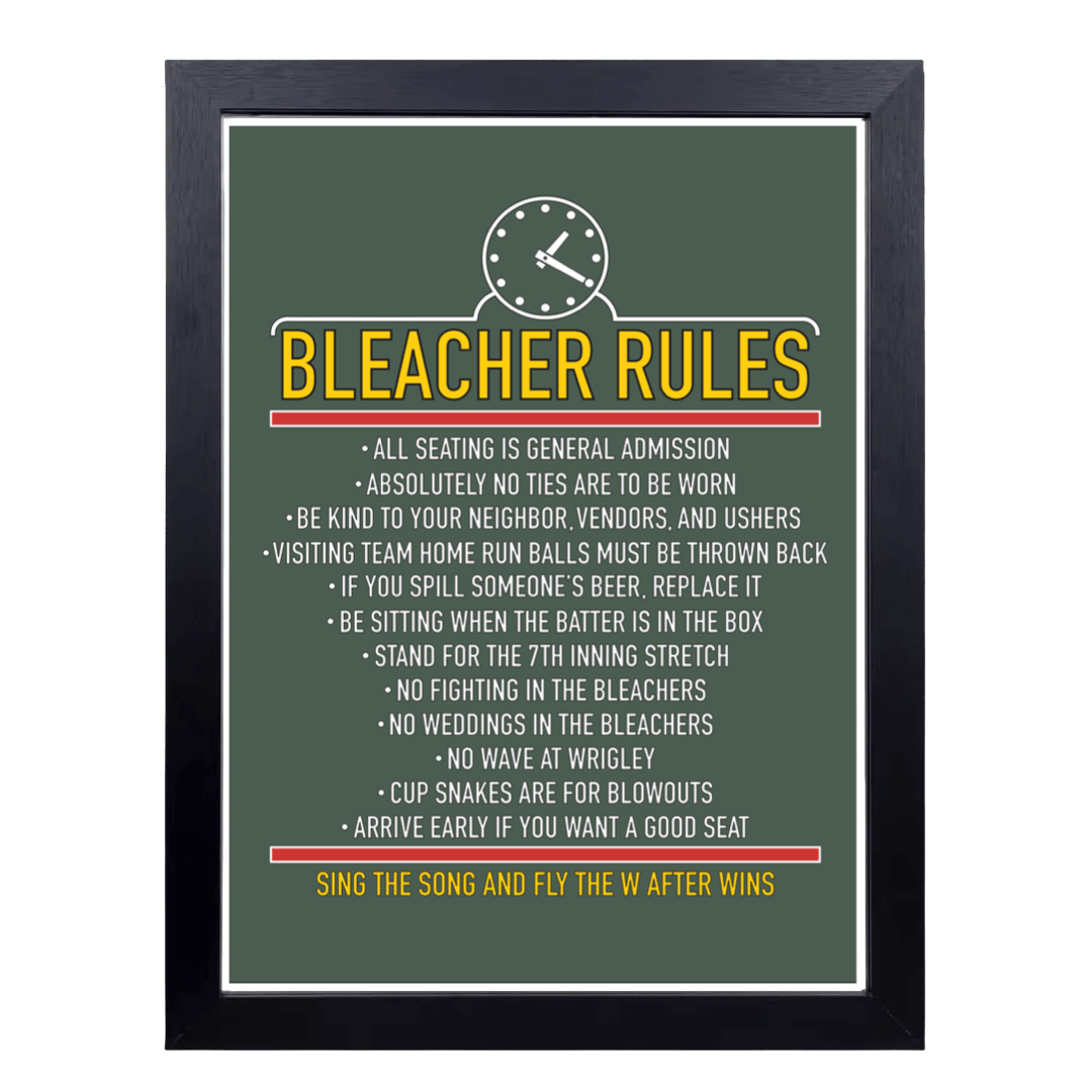 BLEACHER RULES (LIMITED TO 500!) - OBVIOUS SHIRTS