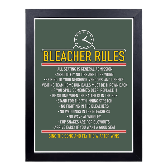 BLEACHER RULES (LIMITED TO 500!) - OBVIOUS SHIRTS