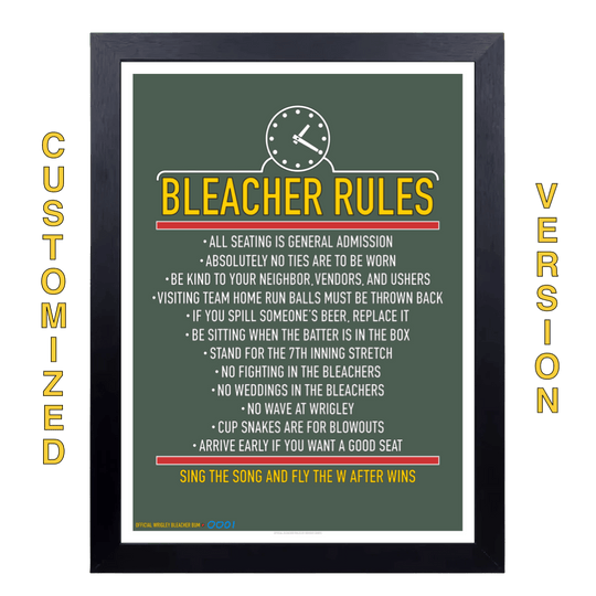 BLEACHER RULES (LIMITED TO 500!) - OBVIOUS SHIRTS