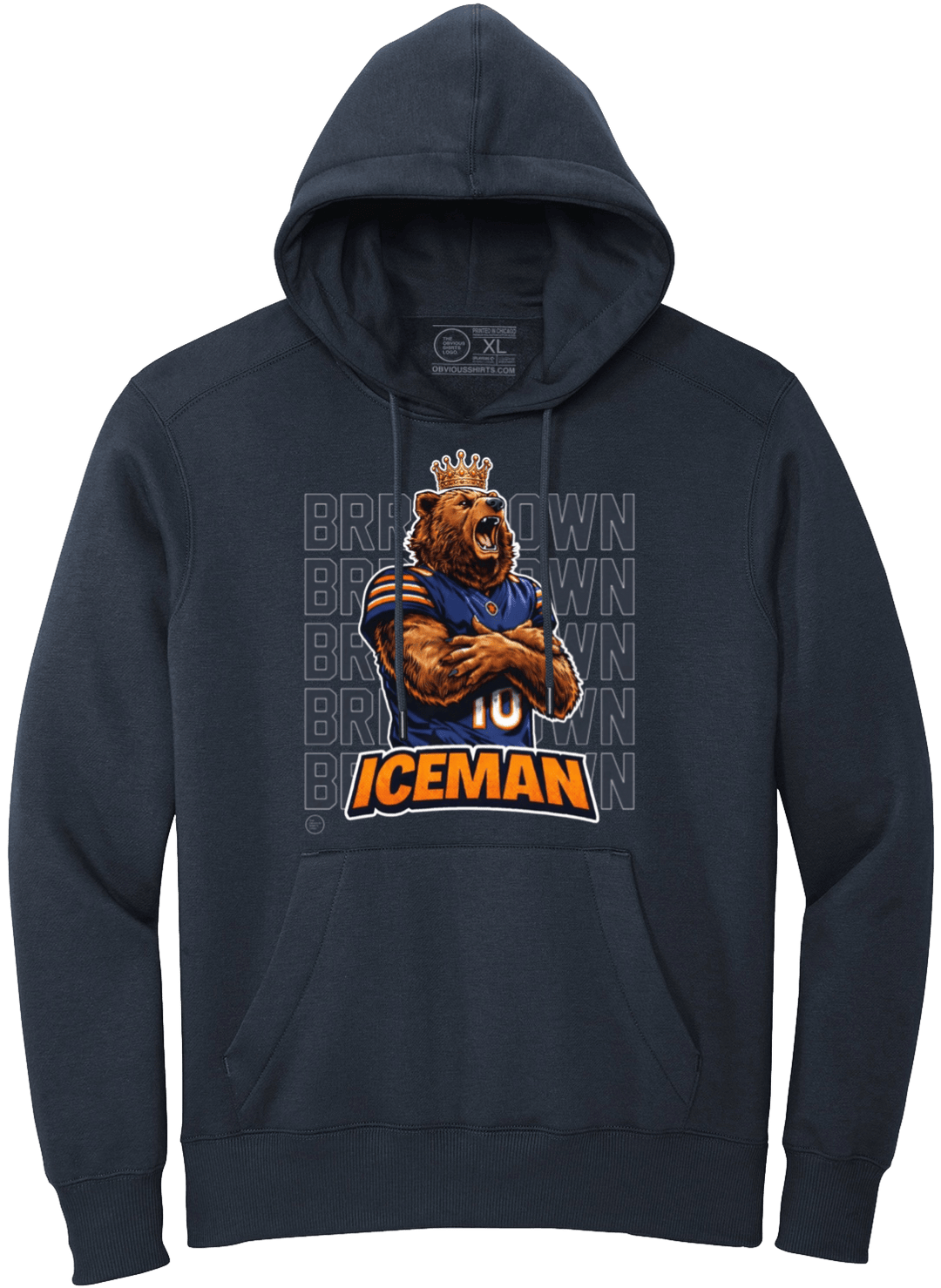 BRRR DOWN (HOODED SWEATSHIRT) - OBVIOUS SHIRTS