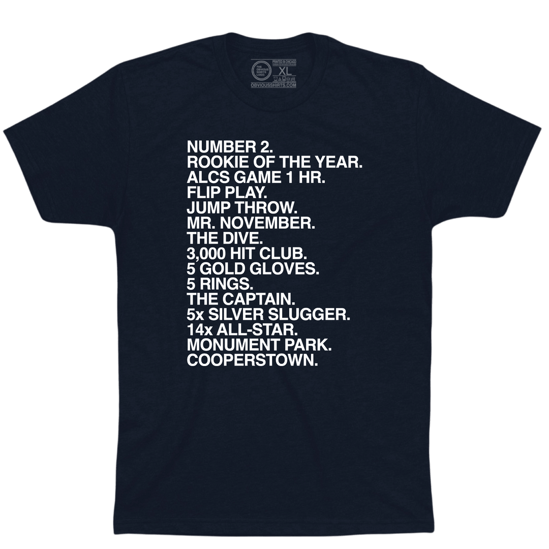 CAPTAIN'S ACCOMPLISHMENTS. - OBVIOUS SHIRTS