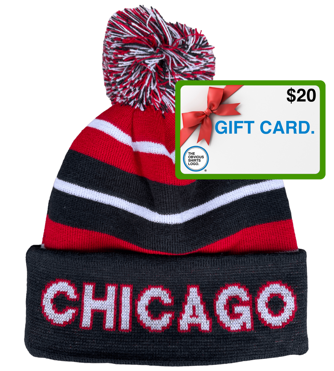 CHICAGO BEANIE + $20 GIFT CARD.