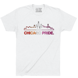 CHICAGO PRIDE SKYLINE. (CHOOSE YOUR FLAG) - OBVIOUS SHIRTS