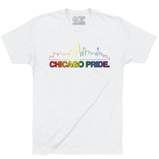CHICAGO PRIDE SKYLINE. (CHOOSE YOUR FLAG) - OBVIOUS SHIRTS
