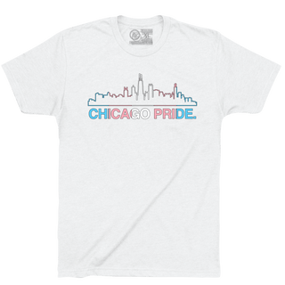 CHICAGO PRIDE SKYLINE. (CHOOSE YOUR FLAG) - OBVIOUS SHIRTS