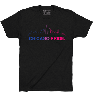 CHICAGO PRIDE SKYLINE. (CHOOSE YOUR FLAG) - OBVIOUS SHIRTS