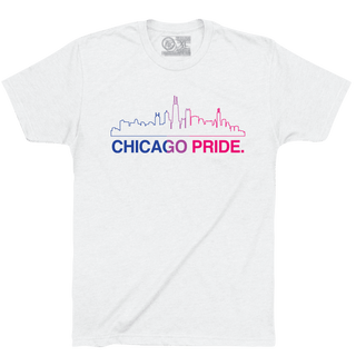 CHICAGO PRIDE SKYLINE. (CHOOSE YOUR FLAG) - OBVIOUS SHIRTS