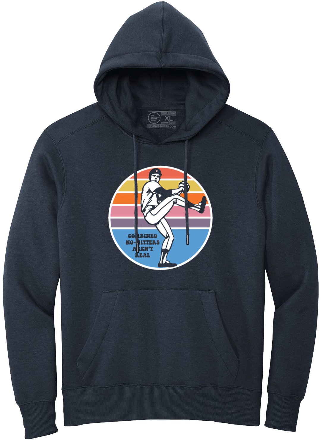 COMBINED NO - HITTERS AREN'T REAL. (HOODED SWEATSHIRT) - OBVIOUS SHIRTS