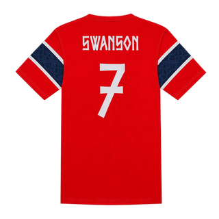 Additional view of Dansby's Norway Jersey shirt featuring Dansby Swanson by Obvious Shirts