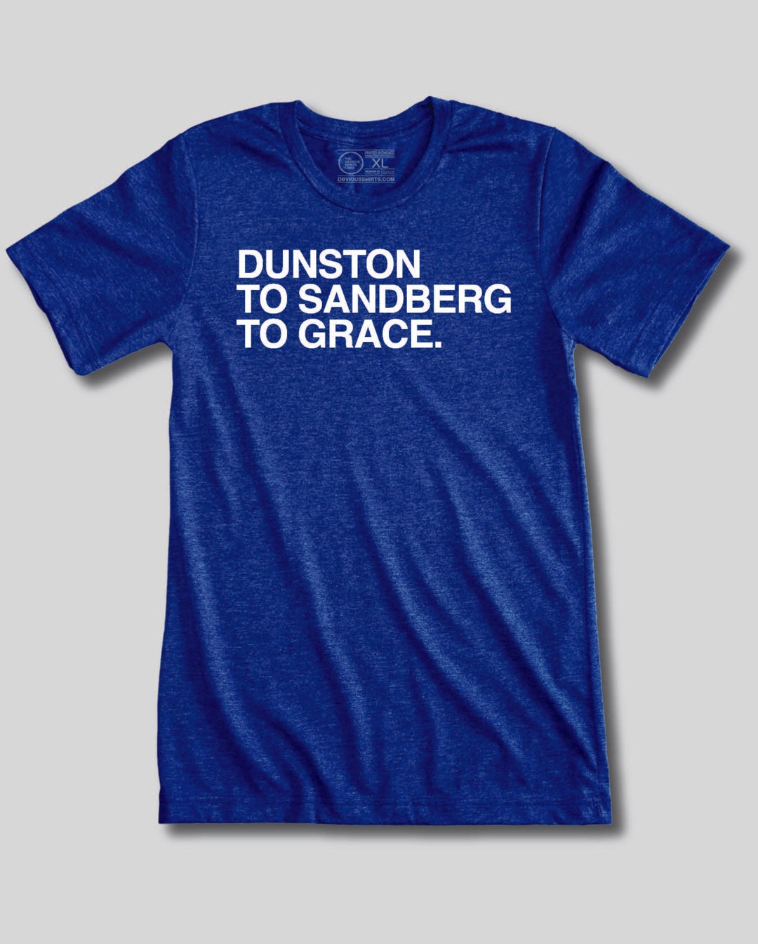 DUNSTON TO SANDBERG TO GRACE. - OBVIOUS SHIRTS