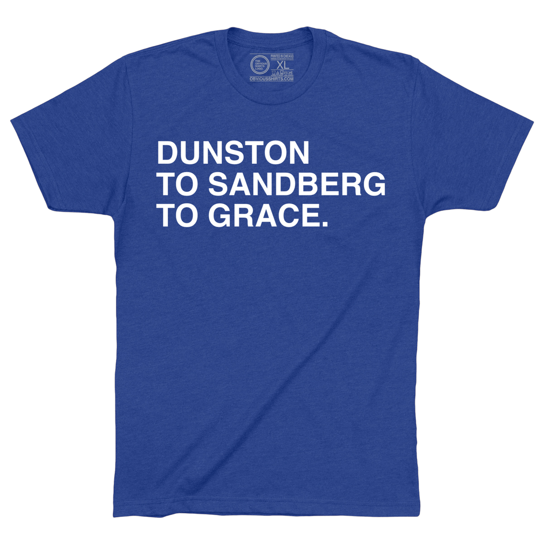 DUNSTON TO SANDBERG TO GRACE. - OBVIOUS SHIRTS