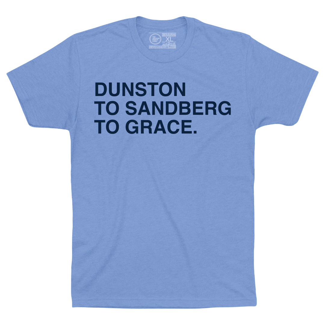 DUNSTON TO SANDBERG TO GRACE. - OBVIOUS SHIRTS