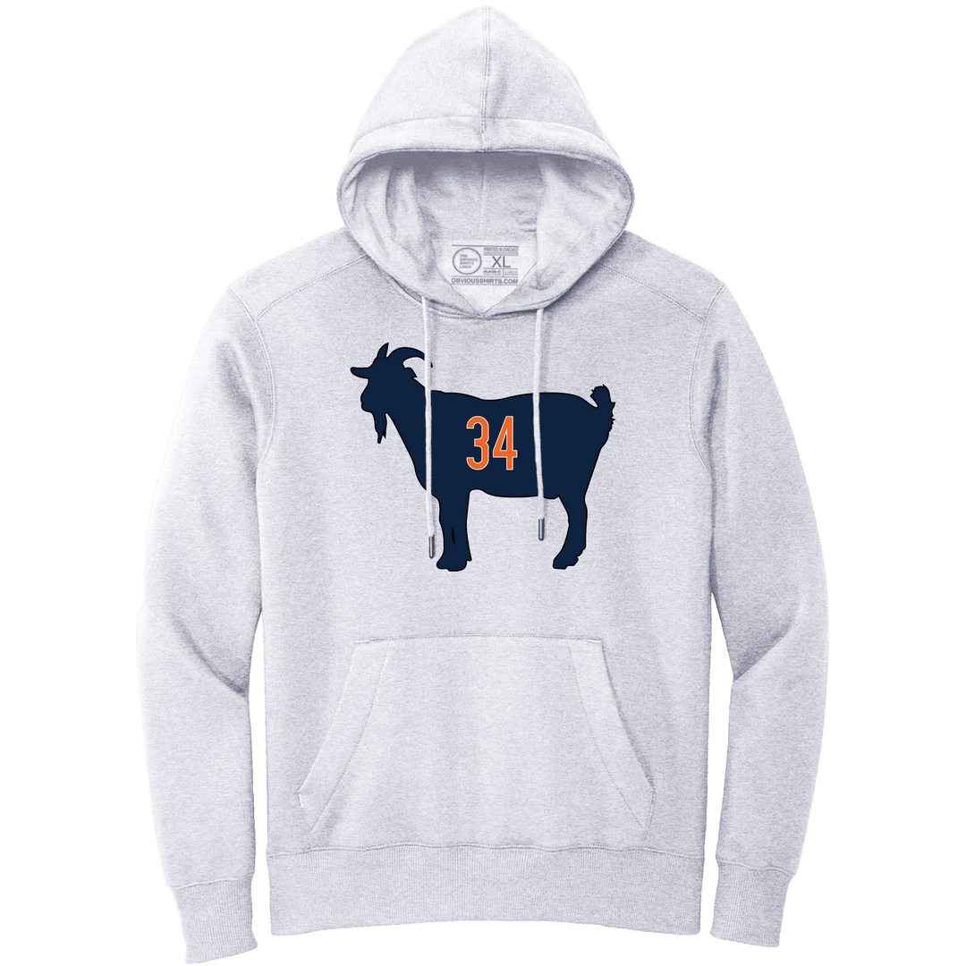 FOOTBALL'S GOAT (GREY HOODED SWEATSHIRT) - OBVIOUS SHIRTS