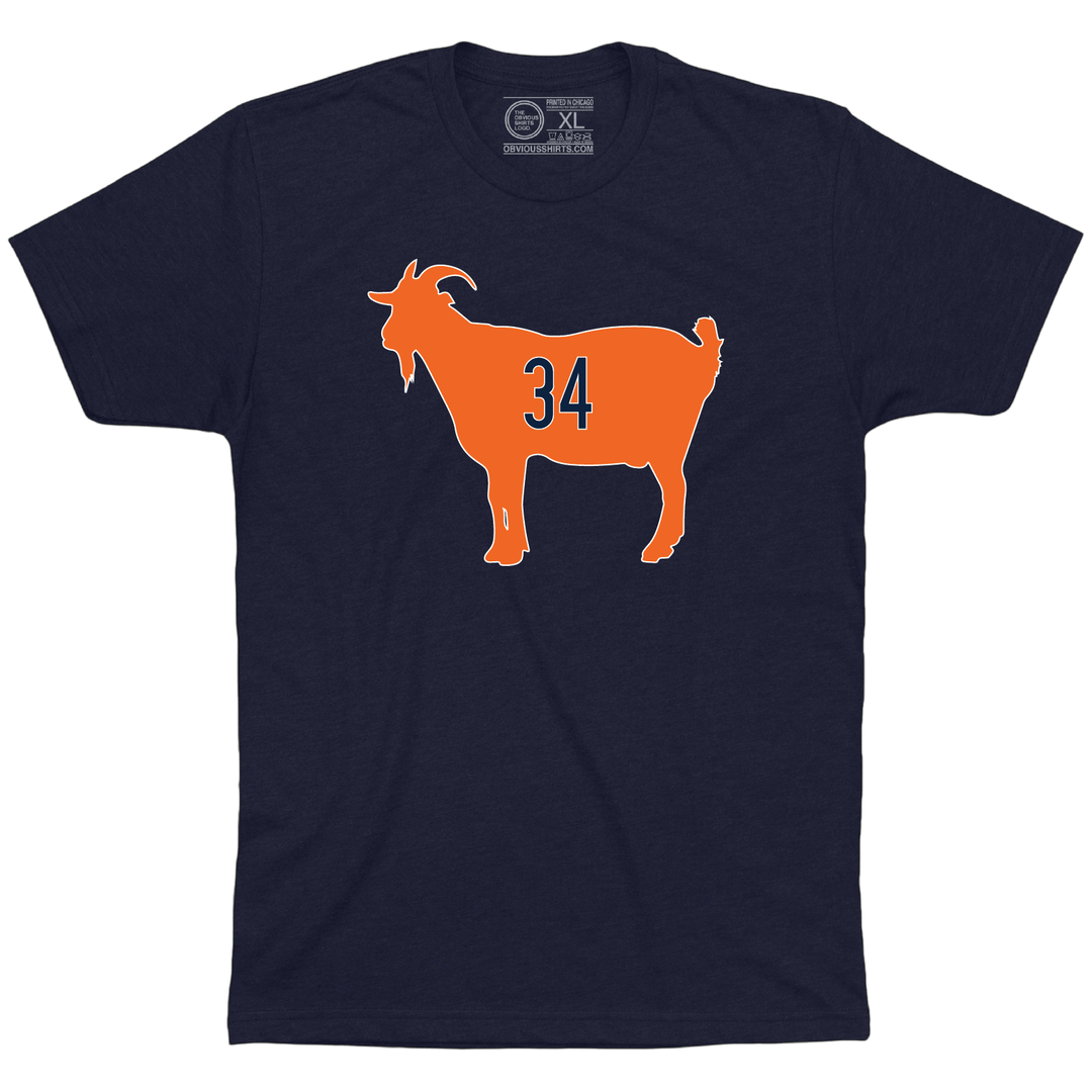 FOOTBALL'S GOAT. (NAVY) - OBVIOUS SHIRTS