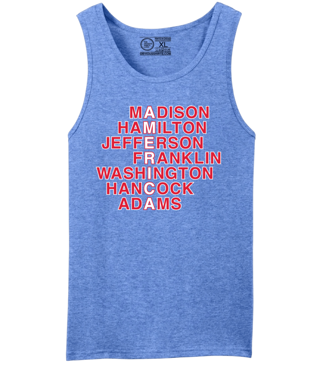FOUNDING FATHERS (MENS TANK) - OBVIOUS SHIRTS