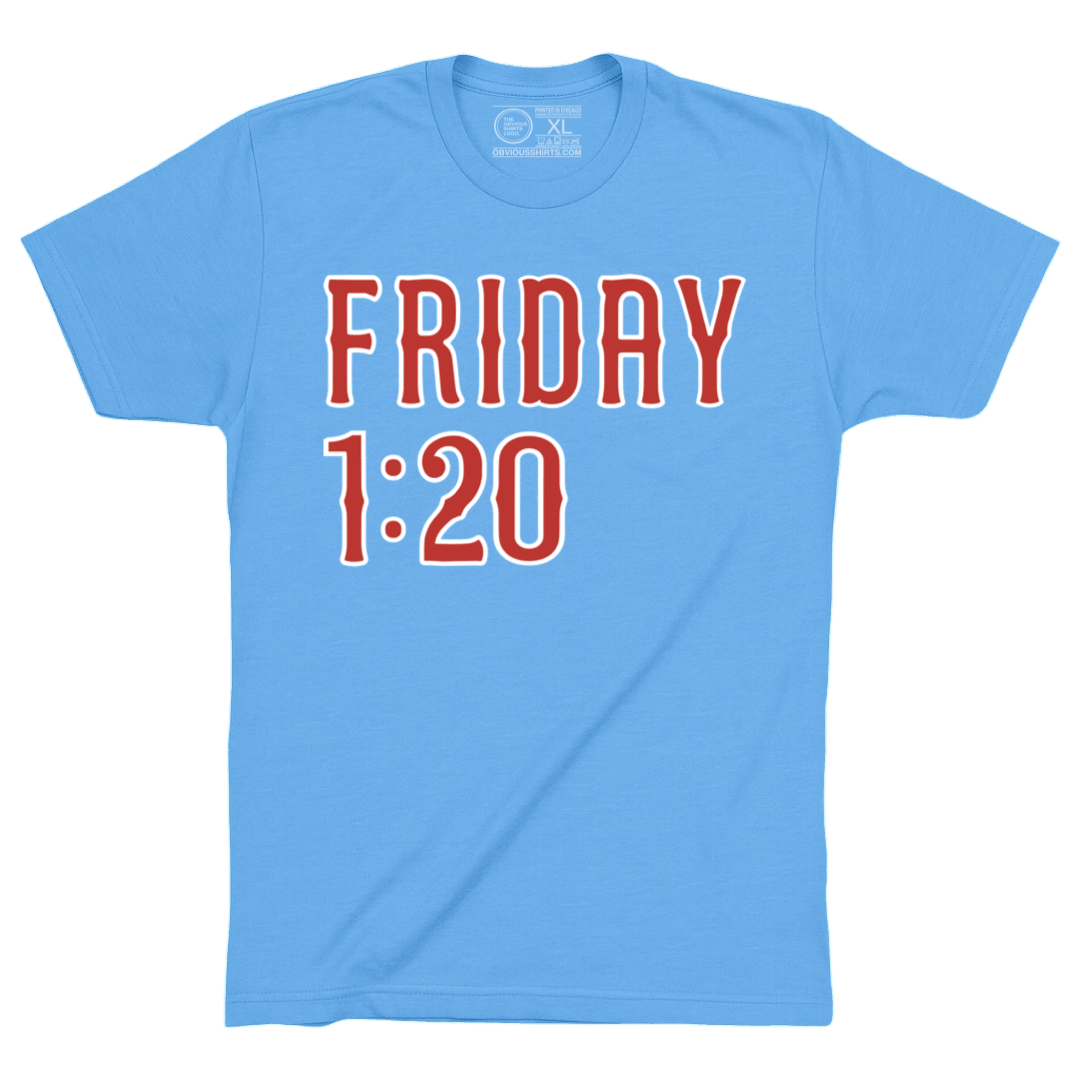 FRIDAY 1:20 (2026 ELECTRIC BLUES) - OBVIOUS SHIRTS