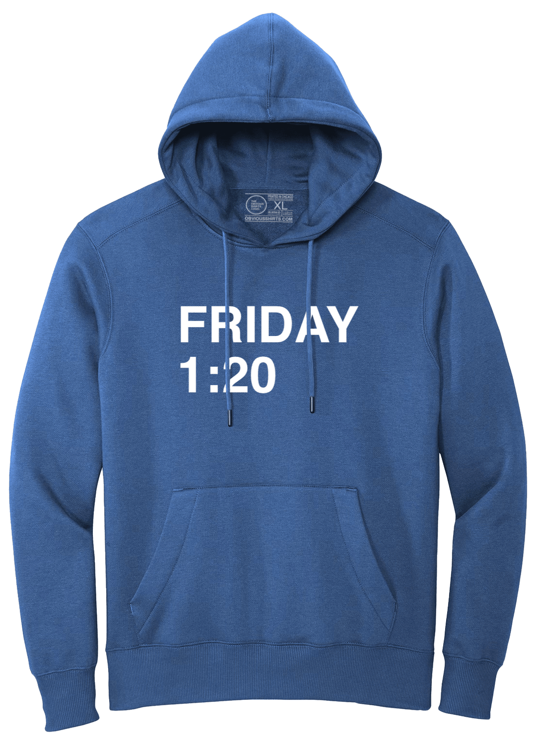 FRIDAY 1:20. (HOODED SWEATSHIRT) - OBVIOUS SHIRTS