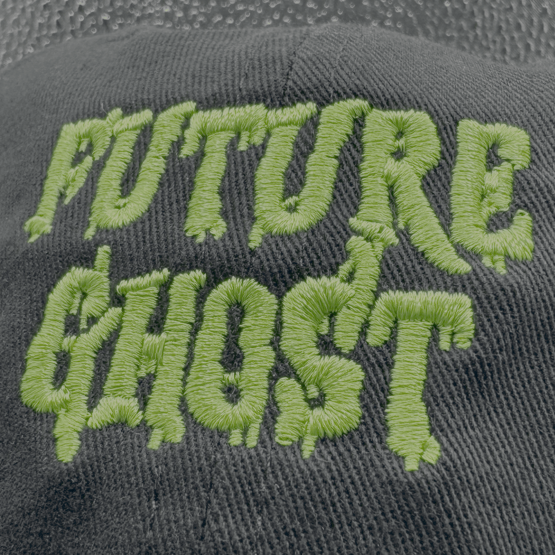 FUTURE GHOST LOGO DAD HAT. (EMBROIDERED) - OBVIOUS SHIRTS