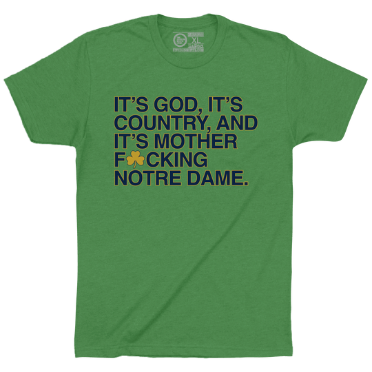 GOD, COUNTRY AND ND. - OBVIOUS SHIRTS