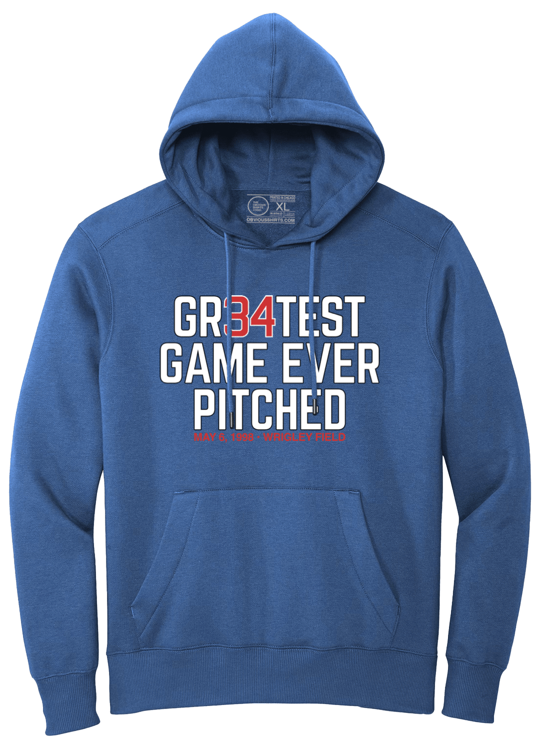 GR34TEST GAME EVER PITCHED. (HOODED SWEATSHIRT) - OBVIOUS SHIRTS