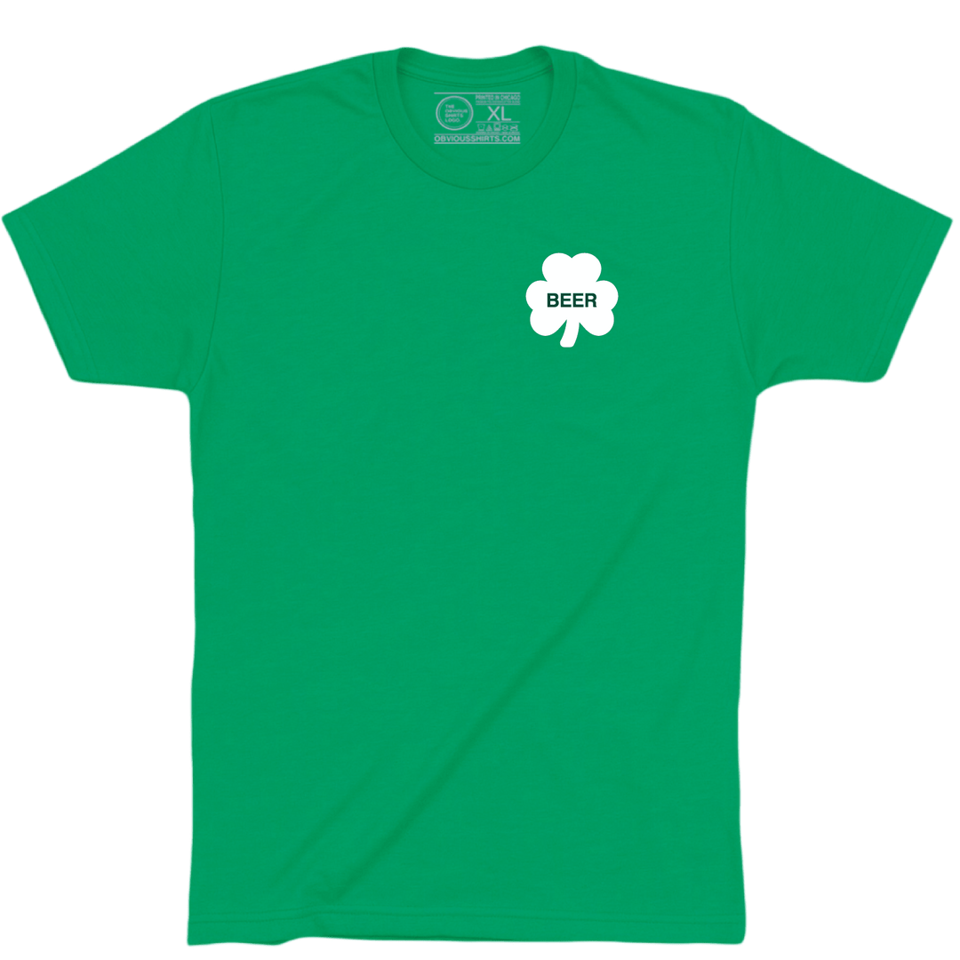 GREEN BEER CLOVER. - OBVIOUS SHIRTS