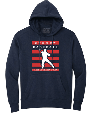 HALL OF PRETTY GOOD LOGO HOODIE. - OBVIOUS SHIRTS