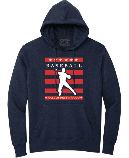 HALL OF PRETTY GOOD LOGO HOODIE. - OBVIOUS SHIRTS
