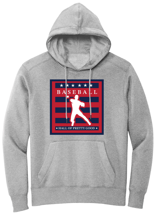 HALL OF PRETTY GOOD LOGO HOODIE. - OBVIOUS SHIRTS