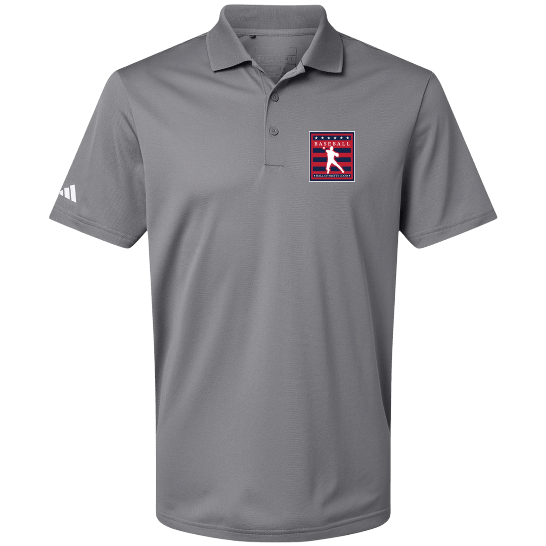HALL OF PRETTY GOOD POCKET ADIDAS LOGO POLO. - OBVIOUS SHIRTS
