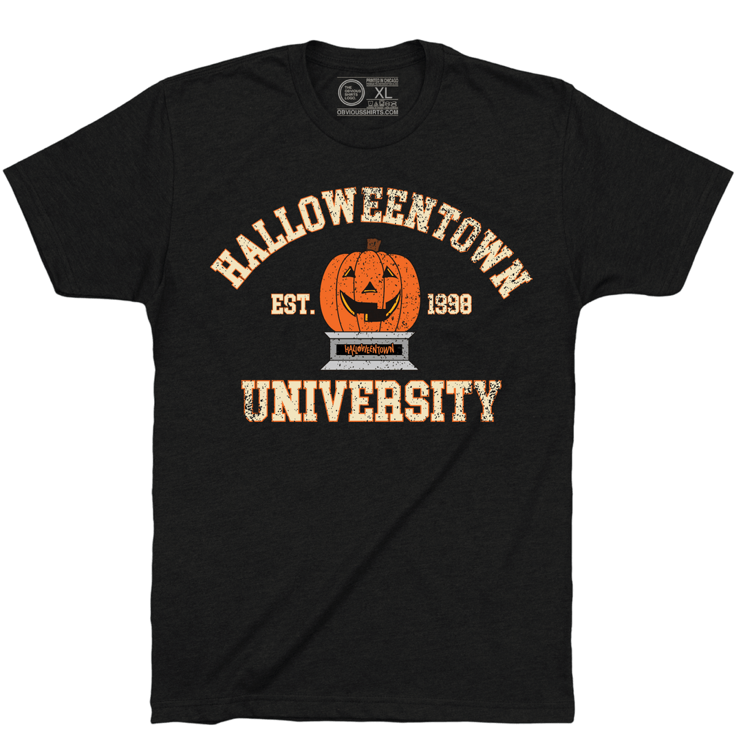 HALLOWEENTOWN UNIVERSITY. (T-SHIRT & SWEATSHIRT) - OBVIOUS SHIRTS