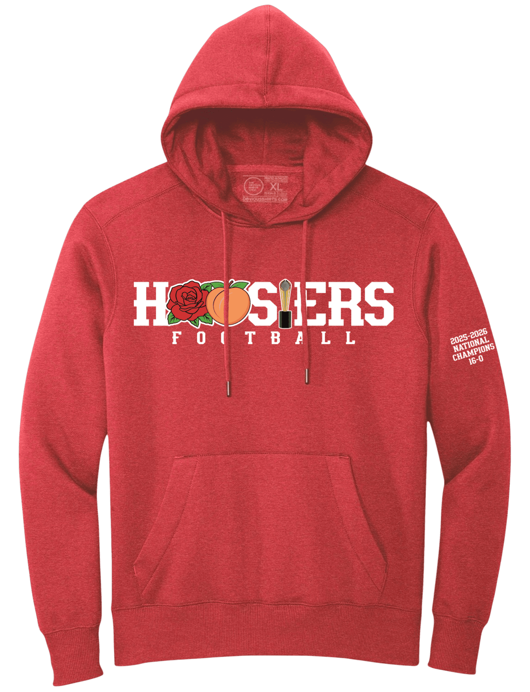 HOOSIERS FOOTBALL CHAMPS (HOODED SWEATSHIRT) - OBVIOUS SHIRTS