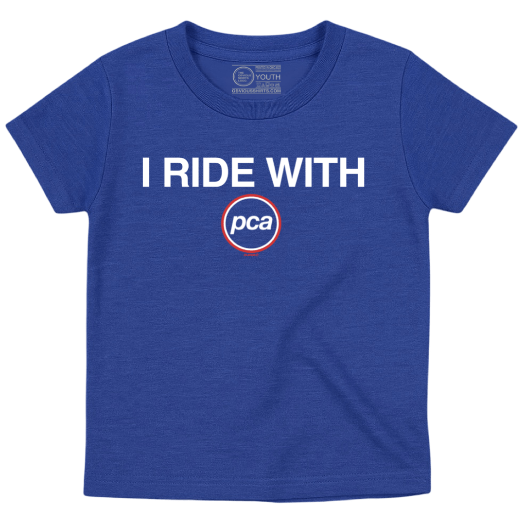 I RIDE WITH PCA. (YOUTH) - OBVIOUS SHIRTS