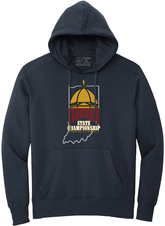 INDIANA STATE CHAMPIONSHIP GAME. (HOODED SWEATSHIRT) - OBVIOUS SHIRTS