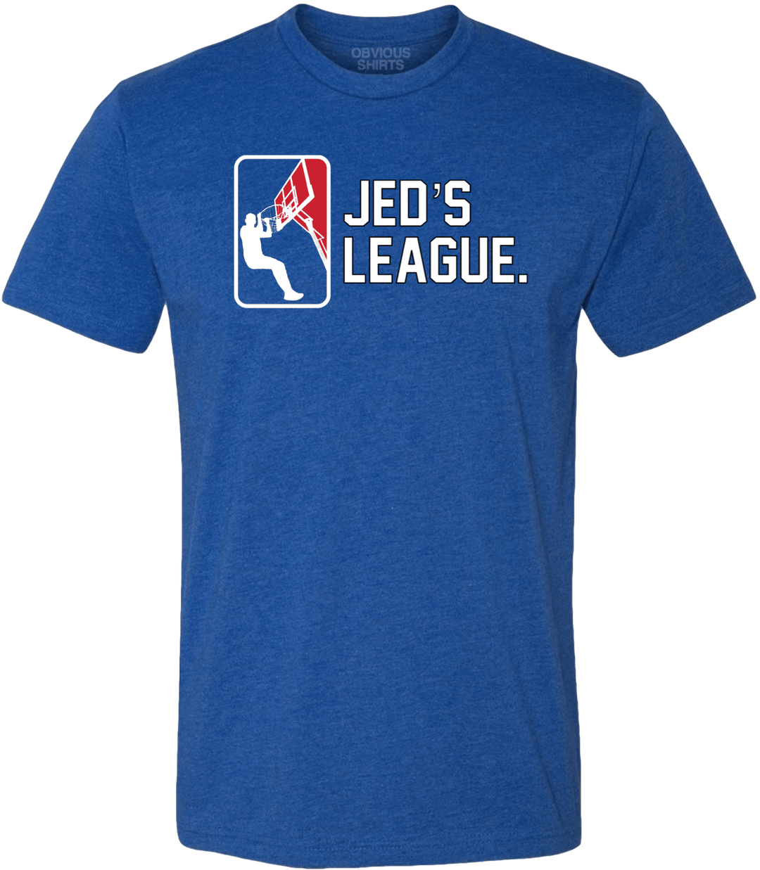 JED'S LEAGUE. (BLUE) - OBVIOUS SHIRTS