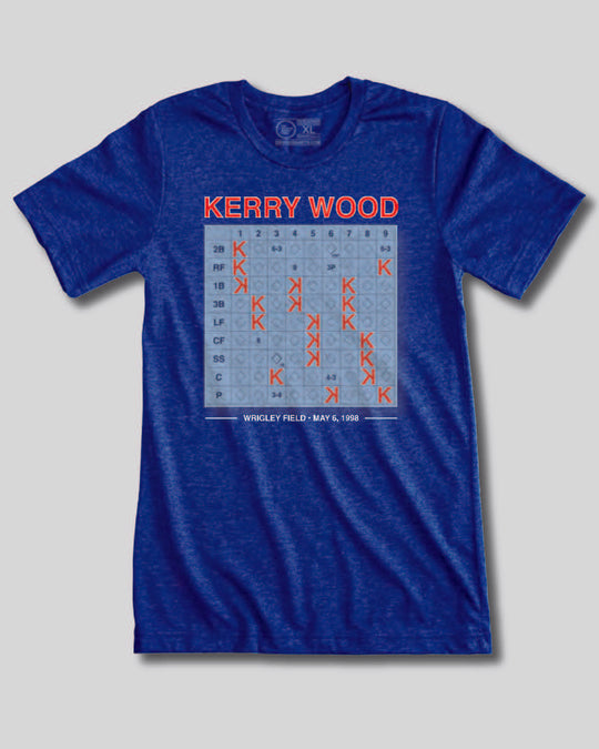 KERRY WOOD 20 STRIKEOUT SCORECARD - OBVIOUS SHIRTS