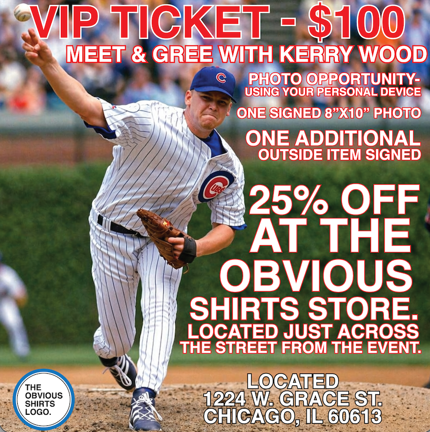 KERRY WOOD MEET AND GREET 2026 - OBVIOUS SHIRTS