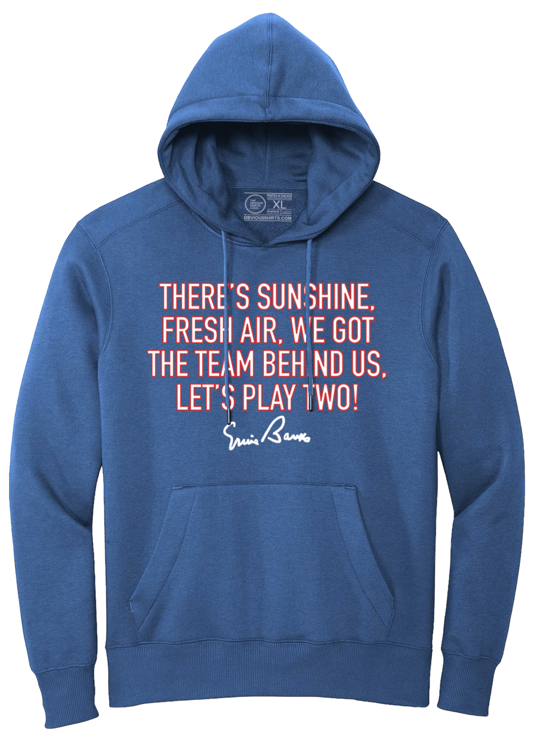 LET'S PLAY TWO! (HOODED SWEATSHIRT) - OBVIOUS SHIRTS