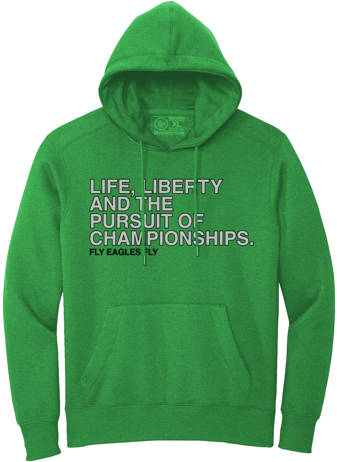 LIFE, LIBERTY AND THE PURSUIT OF CHAMPIONSHIPS. (HOODED SWEATSHIRT) - OBVIOUS SHIRTS