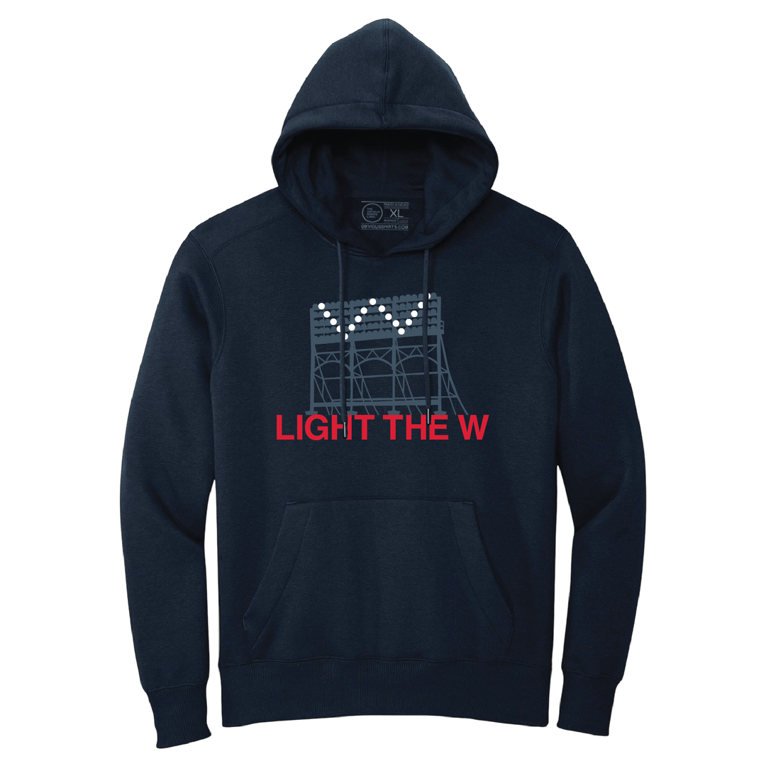 LIGHT THE W. (HOODED SWEATSHIRT) - OBVIOUS SHIRTS
