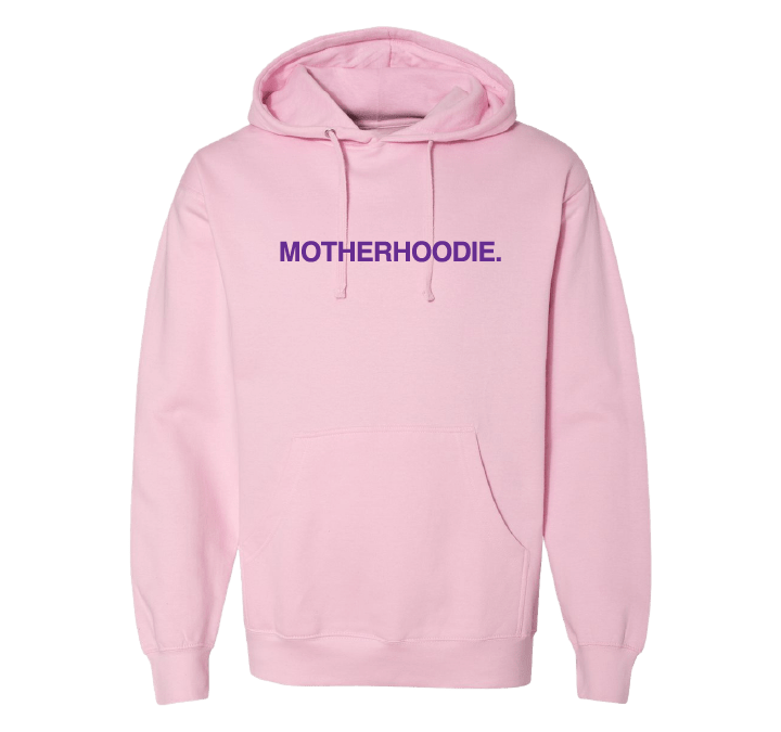 MOTHERHOODIE. (LIGHT PINK) - OBVIOUS SHIRTS