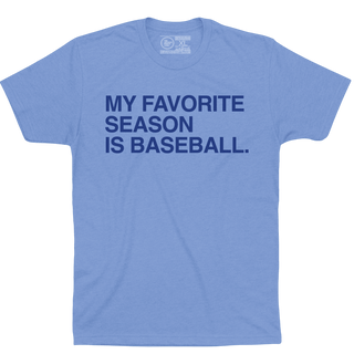 MY FAVORITE SEASON IS BASEBALL. - OBVIOUS SHIRTS