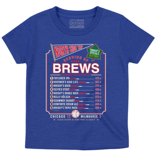 North Side Tap - Serving Brews (Youth) by Obvious Shirts