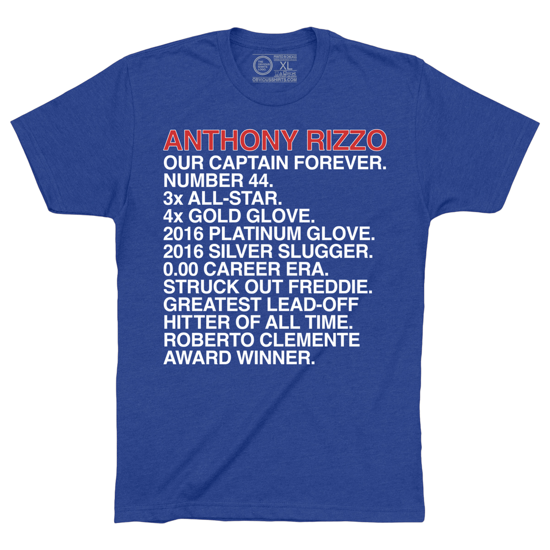 OUR CAPTAIN'S ACCOMPLISHMENTS. - OBVIOUS SHIRTS