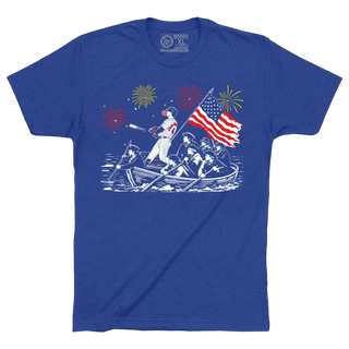 Additional view of PCA Crossing the Delaware shirt featuring Pete Crow-Armstrong by Obvious Shirts