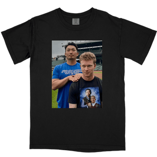 Additional view of PCEIYA. (Inception) shirt featuring Pete Crow-Armstrong and Seiya Suzuki by Obvious Shirts